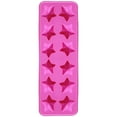 thumbnail image 1 of Hvmvliv Ice Trays 12-Compartments Star-Shape Ice Cubes Tray Reusable Ice Molds Cute Food Grade Silicone Ice Block Making Trays Pink, 1 of 7