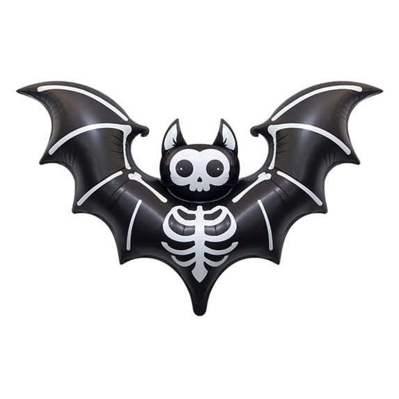 Hvmvliv Inflatable Bat Decorations 33x59in Large Foil Halloween Bats Balloons Halloween Inflatables Outdoor Decorations for Home Party Garden Suitable for Indoor Outdoor Halloween Decoration Black