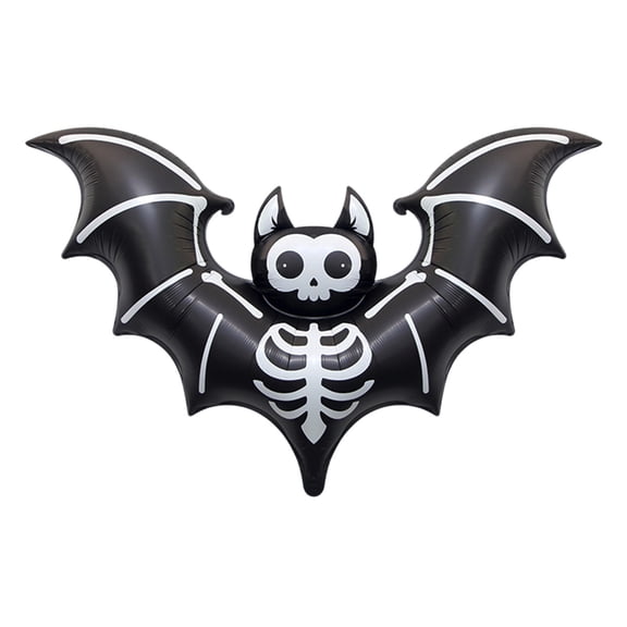 Hvmvliv Inflatable Bat Decorations 33x59in Large Foil Halloween Bats Balloons Halloween Inflatables Outdoor Decorations for Home Party Garden Suitable for Indoor Outdoor Halloween Decoration Black