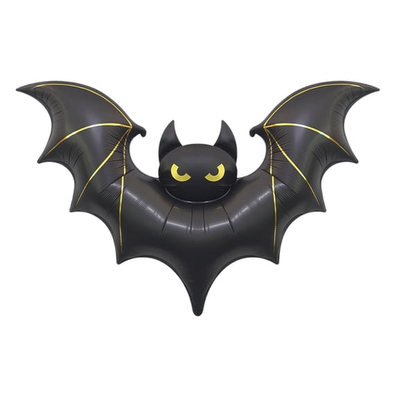 Hvmvliv Inflatable Bat Decorations 33x59in Large Foil Halloween Bats Balloons Halloween Inflatables Outdoor Decorations for Home Party Garden Suitable for Indoor Outdoor Halloween Decoration Black