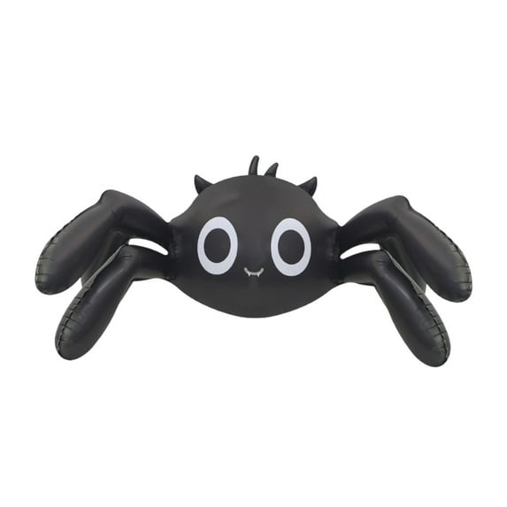Hvmvliv Inflatable Spider Decorations 23x59in Large Foil Halloween Balloons Halloween Inflatables Outdoor Decorations for Home Party Garden Suitable for Indoor Outdoor Halloween Decoration Black