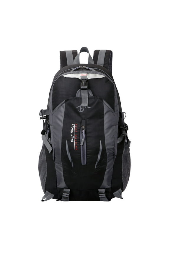 Large Backpack for Travel Outdoor Hiking Daypacks - Large-Capacity 30L Lightweight Packable Camping Knapsack Travel Backpack for Women Men Black