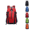 thumbnail image 1 of Hvmvliv Large Backpack for Travel Large Capacity 40L Hiking Backpack Waterproof Travel Knapsack Climbing Outdoor Sackpack Red, 1 of 6