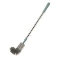 thumbnail image 1 of Hvmvliv Long Handle Toilet Cleaner Brush with Non-Scratch Plastic Bristles for Gentle Yet Efficacious Cleaning - Easy Assembly, Wall Mountable Design, and Washable Head for Compact Storage Green, 1 of 7