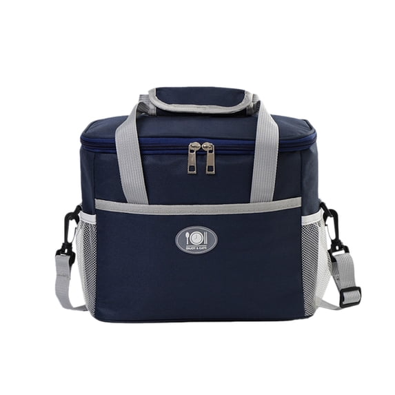 Hvmvliv Lunch Box Bag Oxford Cloth Portable Lunchbox Bag Large Capacity Handheld Insulation Bag Portable Household Lunch Bag Thickened Waterproofing Large Capacity Lunch Boxs Bag Blue