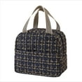 thumbnail image 1 of Hvmvliv Lunch Box Bag Pu Portable Lunchbox Bag Portable Lunch Box Bag For Office Workers Daily Meals Portable Lunch Bag Blue, 1 of 9
