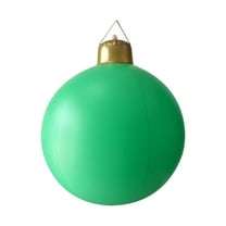 Hvmvliv Outdoor Christmas Inflatables Pvc Large Decorative Balls Waterproof Xmas Inflatables Outdoor Decoration for Yard Porch 0.99 ft, Green