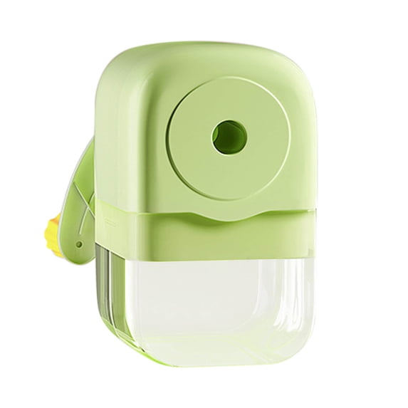 Hvmvliv Pencil Sharpener Hand-Cranked Pencil Sharpener With Transparent Shavings Container Ergonomic Handle Prevents Pencil Breakage For Home Use Green