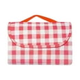 thumbnail image 1 of Hvmvliv Plaid Picnic Blanket 78x60in Outdoor Picnic Mat Water-Proof Thickened Camping Rug Portable Rectangular Camping Blanket Foldable Picnic Cloth Red, 1 of 6