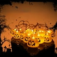 thumbnail image 1 of Hvmvliv Pumpkin String Lights 118in Halloween Pumpkin Light String Decorate The Halloween Party with Festive Decorations Suitable for Halloween Decoration Orange, 1 of 6