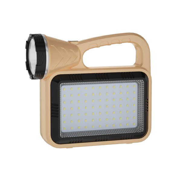 Hvmvliv Rechargeable Camping Light Portable Camping Lights LED Tent Light Source Lamp LED Tent Side Light Solar Power Supply 3-Lights Sources Lighting Modes Beige