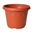 thumbnail image 1 of Hvmvliv Rustic Plastic Flower Pot for Home Garden and Indoor Plants Display with Natural Earthy Brown Finish, 1 of 7