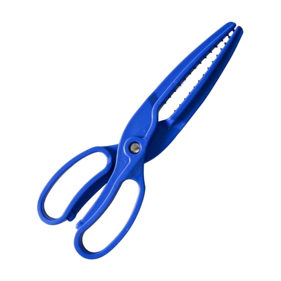 Hvmvliv Scissors Fish Clamp Scissor,Non-Slip Serrated Jaw,Lightweight Portable Fishing Tool,Scale Fin Removal,Hanging Loop for Storage Dark Blue