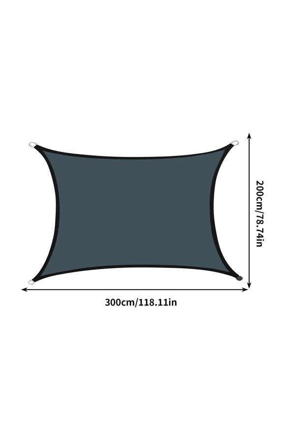 Shade Sail Sun Shade Sail Polyester Sun Protection Triangular Shade Garden Swimming Pool Antiuv Shade Cloth Tarpaulin C