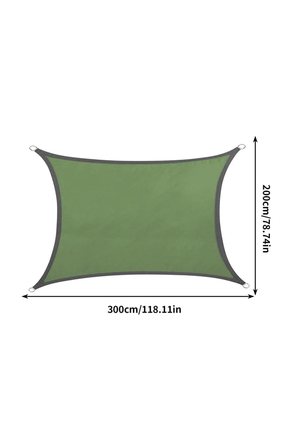 Shade Sail Sun Shade Sail Polyester Sun Protection Triangular Shade Garden Swimming Pool Antiuv Shade Cloth Tarpaulin Color