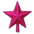 thumbnail image 1 of Hvmvliv Star Tree Topper Christmas Tree Top Decoration Plastic Shatterproof Xmas Treetop Five Pointed Star Christmas Tree Decoration Pink, 1 of 1