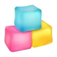 thumbnail image 1 of Hvmvliv Stress Cube 3 High-Density Gel Filled Fidget Cubes Set of 3 Silent Stress Relief Sensory for Adults Soft Squeeze Anxiety Calming Tool Durable Portable for Office or Travel Multicolor, 1 of 4