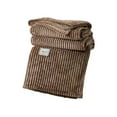 thumbnail image 1 of Hvmvliv Summer Blanket 120x200cm Blankets for Hot Sleepers and Those Who Sweat Before Bed Lightweight Blankets for All Seasons Lightweight Flannel Conditioning Blanket Cooling Summer Blanket Brown, 1 of 6