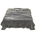 thumbnail image 1 of Hvmvliv Summer Blanket 39x59in Fleece Cooling Blanket - Soft Comfy Cooling Quilt for Hot Sleepers Lightweight Ice Comforter for All Seasons Dark Gray, 1 of 8