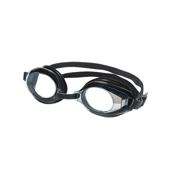 Hvmvliv Swim Goggles Plastic Goggles High-Definition Big-Frame Goggles with Eye Protection and Nose Protection Are Novice Swimming Equipment Black
