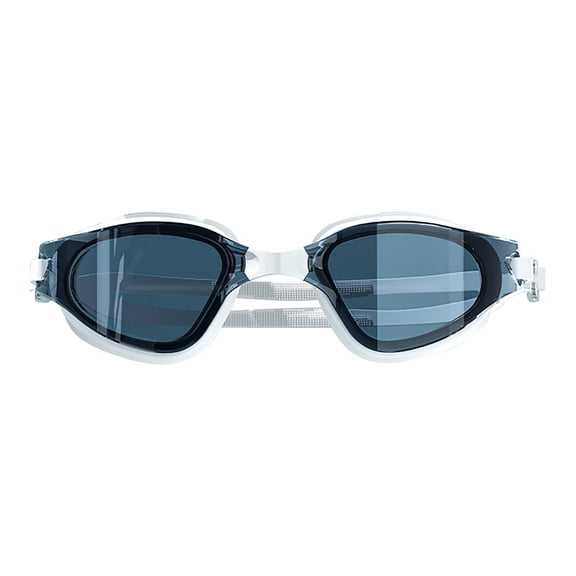 Hvmvliv Swim Goggles Silica Gel Goggles High-Definition Big-Frame Goggles with Eye Protection and Nose Protection Are Novice Swimming Equipment Blue