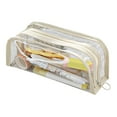 thumbnail image 1 of Hvmvliv Transparent Multifunctional Pencil Case with Handle Detachable Pen Holder Large Capacity Storage for Stationery, 1 of 9