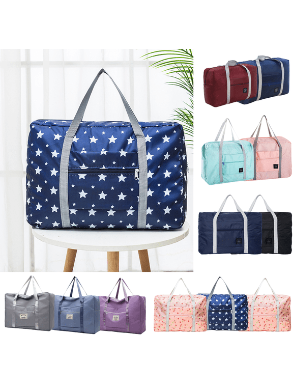 Travel Bag Foldable Travel Duffel Bag Tote Carry Luggage Sport Duffle Week-ender For Women and Men 24L
