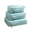 thumbnail image 1 of Hvmvliv Travel Clothes Storage Bag Three Piece Set, Portable Multifunctional Luggage Organizer Bags for Suitcase Packing & Classification Green, 1 of 7
