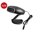 thumbnail image 1 of Hvmvliv Vehicle Heater 12V Car Heater and Defroster, Portable 360 Degree Adjustable Heater & Cool Fan, Plugs into Cigarette Lighter for All Cars, Trucks, SUVs Black, 1 of 9