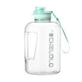 thumbnail image 1 of Hvmvliv Water Bottle 0.42gal Large Capacity Plastic Waters Bottle for Men Women Fitness Bottle Portable Outdoor Bottle with Rope Bucket Green, 1 of 6