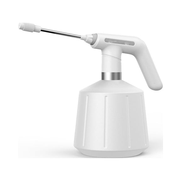 Hvmvliv Watering Spray Bottle(2000ml) Electric Spray Bottle for Indoor Plants Flower Sprinkling Can High-Pressure Automatic Rechargeable Sprayer Gardening Supplies White