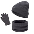 thumbnail image 1 of Hvmvliv Winter Gloves Set Women's Christmas Winter Set - Beanie, Neck Scarf & Touchscreen Gloves - Ideal Holiday Gift Package Gray, 1 of 1