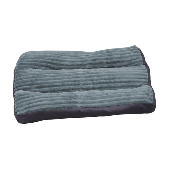 Hvmvliv Winter Thickened Warm Dog Bed Removable Washable Non-Slip Dog Cushion for Small and Medium Size Dogs and Cat Gray, 23.6x18.5 in