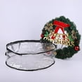 thumbnail image 1 of Hvmvliv Wreath Storage Container 35in Round Christmas Wreath Storage Bag Holiday Wreath Organization and Storage for Xmas Wreath Storage Bag with Sturdy Zipper and Reinforced Handle White, 1 of 7