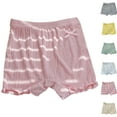 thumbnail image 1 of Hvobtty Girls' Elastic Pants Shorts , Toddler Summer Short Pants, Girl Summer Elastic Waist Shorts Underwear Leggings Casual Pants Children's Shorts White 8-9 Years, 1 of 5