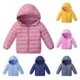 thumbnail image 1 of Hvobtty Kids Coat, Puffer Jacket Kids, Children Down Jackets Boys and Girls Medium and Large Children Small Children Children's Clothing Down Jackets Gray 12 Months, 1 of 5