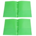 thumbnail image 1 of Hvot&aat 2-Pack Plastic Pocket Folders with 3-Hole Punch, Heavy Duty Letter Size Document Organizer, Durable File Folders for Office, School & Home, 6 Colors Available, 1 of 6