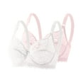 thumbnail image 1 of Hvot&aat 2PC Light and Breathable Sexy Lace Bras Solid Color Full-Coverage Daily Underwear, 1 of 4