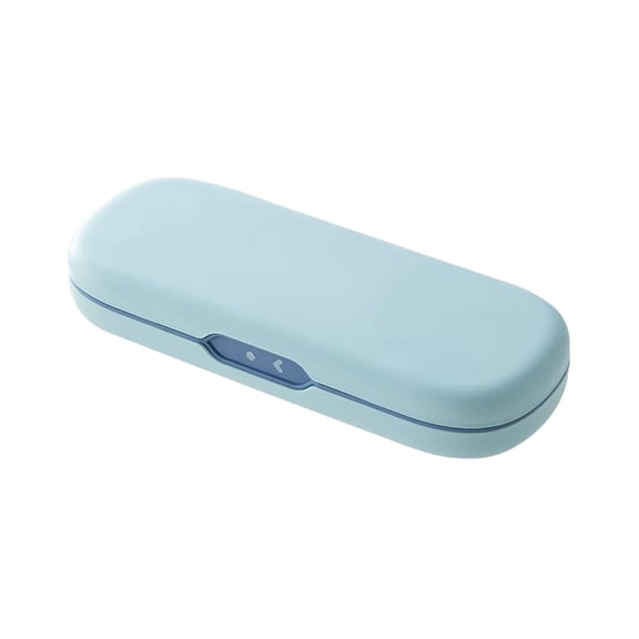 Hvot&aat Cute Pastel Snap-Lock Hard Pencil Box Large Capacity Portable Stationery Storage Holder Multi-Use Mini Organizer for Teens Office Travel