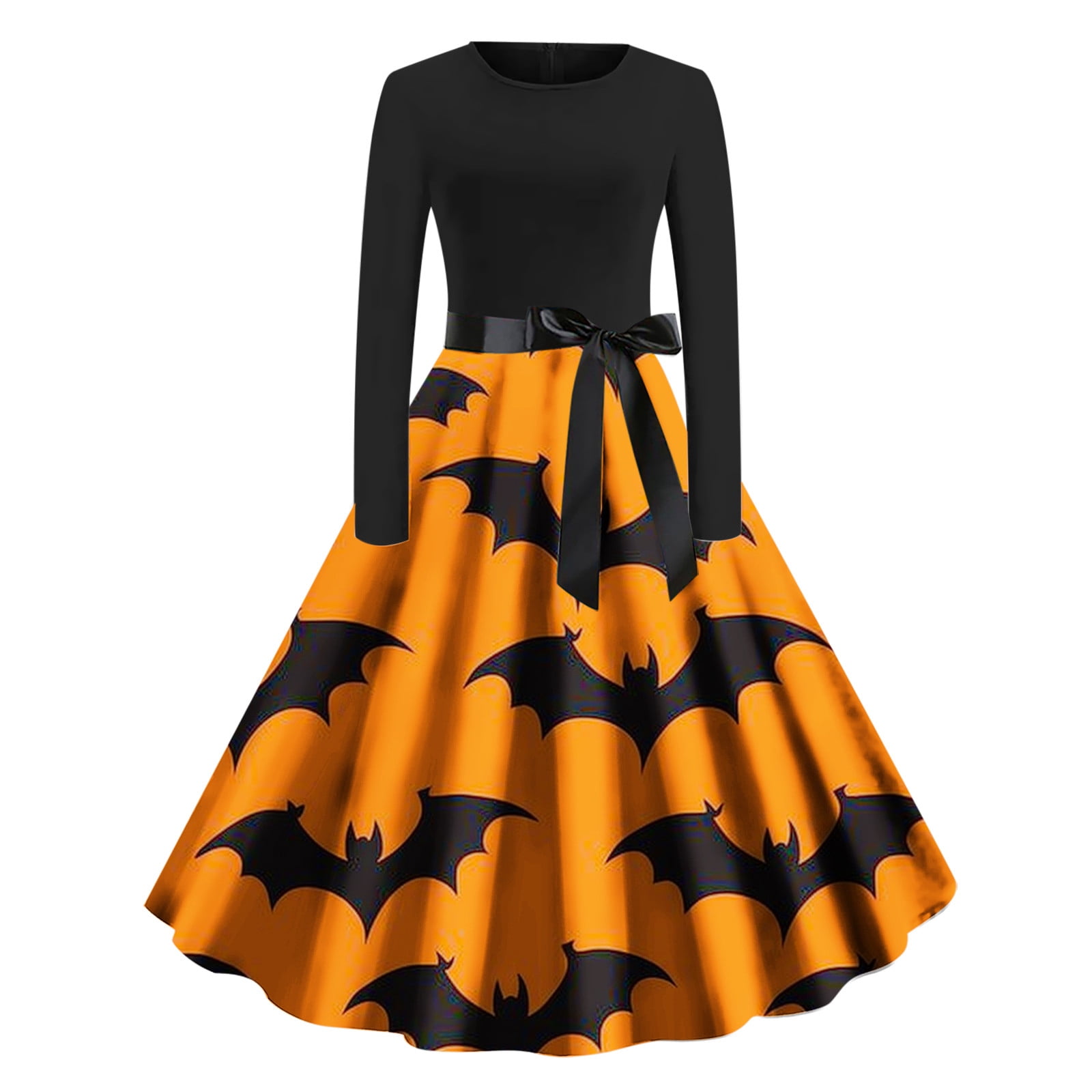 halloween fit and flare dress Ghosts Fit & Flare Dress main image 1