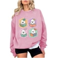thumbnail image 1 of Hvot&aat Halloween Sweatshirts for Women Cute Ghost Reading Books Sweater Spooky Bookish Pullover Halloween Book Reader Tops, 1 of 3