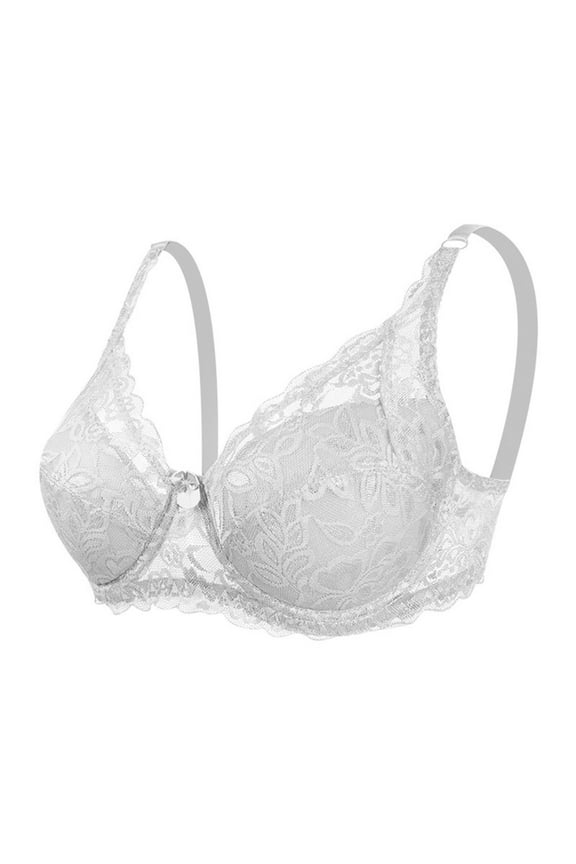 Lace Push Up Bras for Women Underwire Padded Lace Sexy Brassiere Adjustable Straps Mesh Breathable Comfort Bra