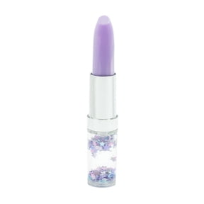Hvot&aat Lipstick-Shaped Gel Pen with Flowing Glitter Barrel, 3.97-Inch Novelty Ballpoint Pen for Writing & Journaling, Cute Aesthetic Stationery Gift