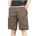 thumbnail image 1 of Hvot&aat Men's Wild Cargo Shorts Fashion Multiple Pockets Half Shorts Pants Stretch Outdoor Hiking Work Short, 1 of 7