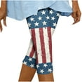 thumbnail image 1 of Hvot&aat Patriotic High Waist Leggings for Women USA 4th of July Flag Leggings Summer Casual Vacation Beach Pants, 1 of 6