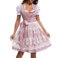 thumbnail image 1 of Hvot&aat Plus Size Dirndl Dress for Women Oktoberfest Costume Bavarian Beer Girl Festival Dresses Halloween Party Outfits, 1 of 7