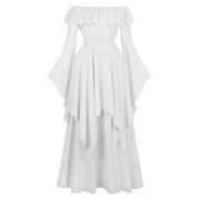 White Costume Pirate Dress
