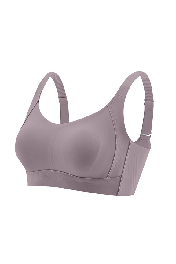 Woman's Thin-style Adjustable Underwear Full Coverage Soft Smoothing Bra Comfort Shaper Bra