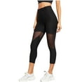 thumbnail image 1 of Hvot&aat Women Net Fabric Stitched Yoga Base Shorts With And Stretchable For Exercise, 1 of 5