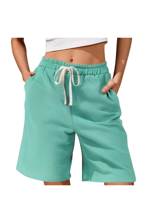 Women'S Spring Solid Color Stretched Waist Versatile Casual Pants